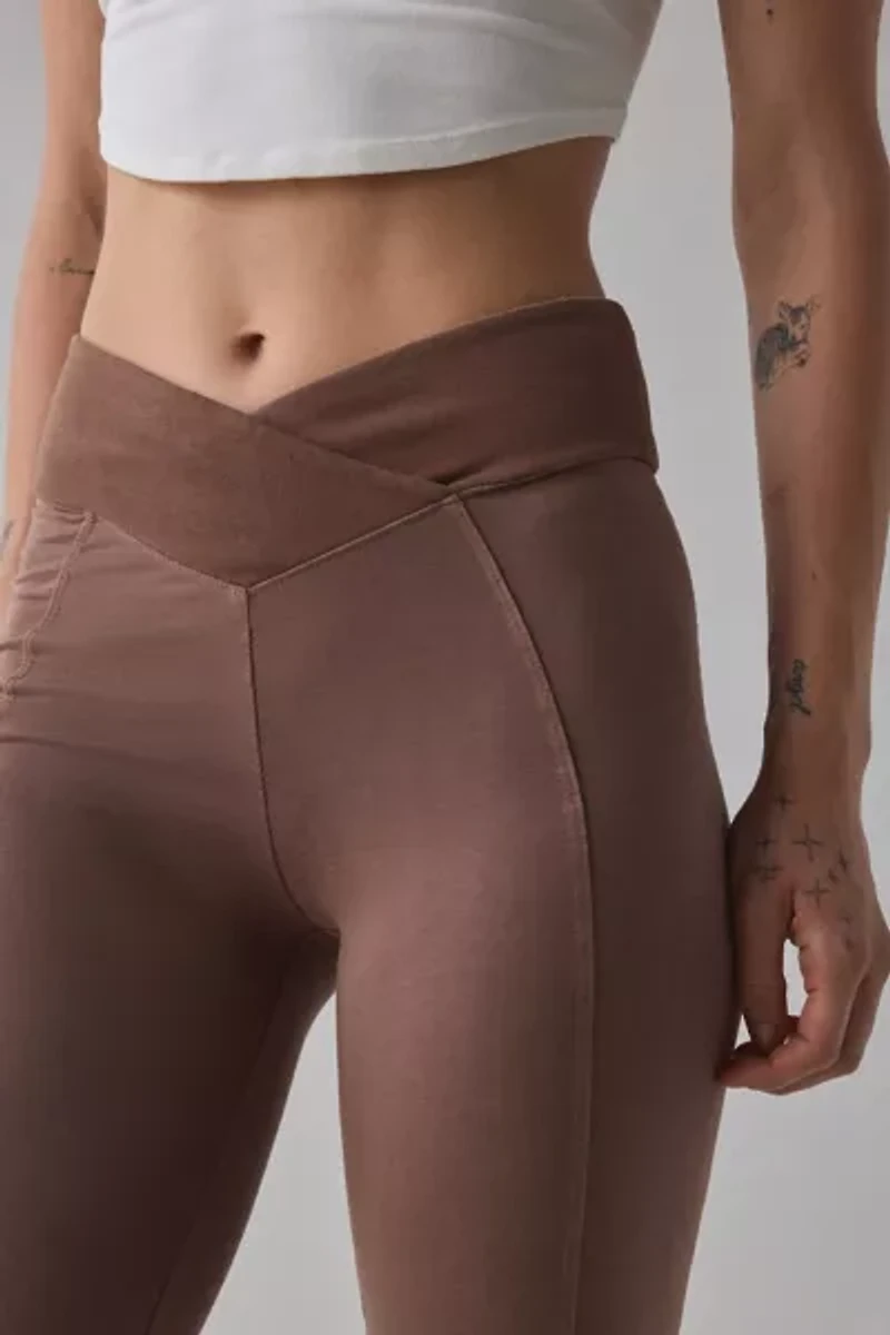 Out From Under Sculpt High Rise Crossover Flare Leggings