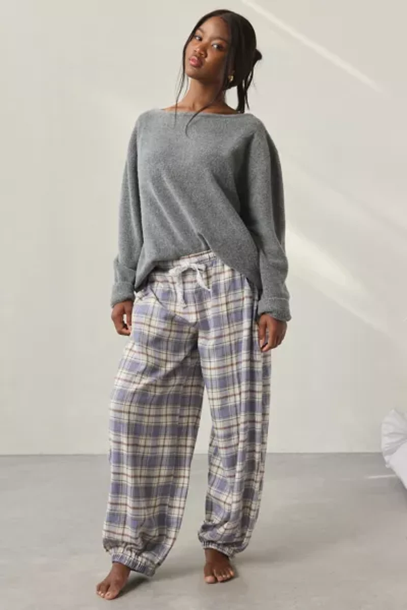 Out From Under Your Dreams Brushed Flannel Lounge Jogger