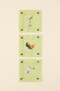 Assorted Fabric Coaster - Set Of 3