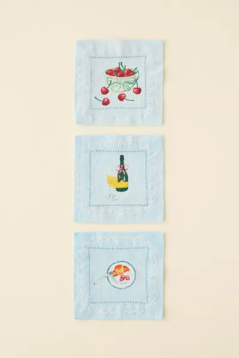 Icon Fabric Coaster - Set Of 3
