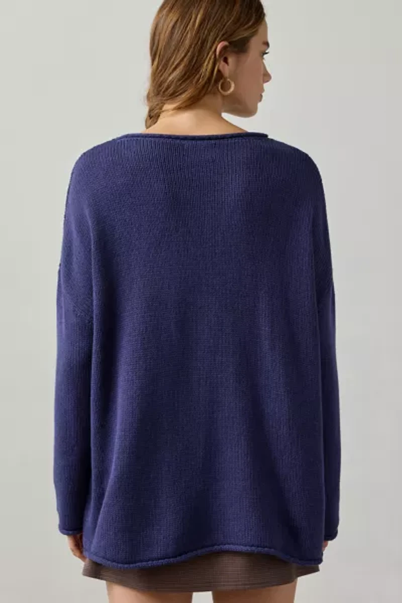 BDG Reagan Dog Graphic Oversized Rollneck Sweater
