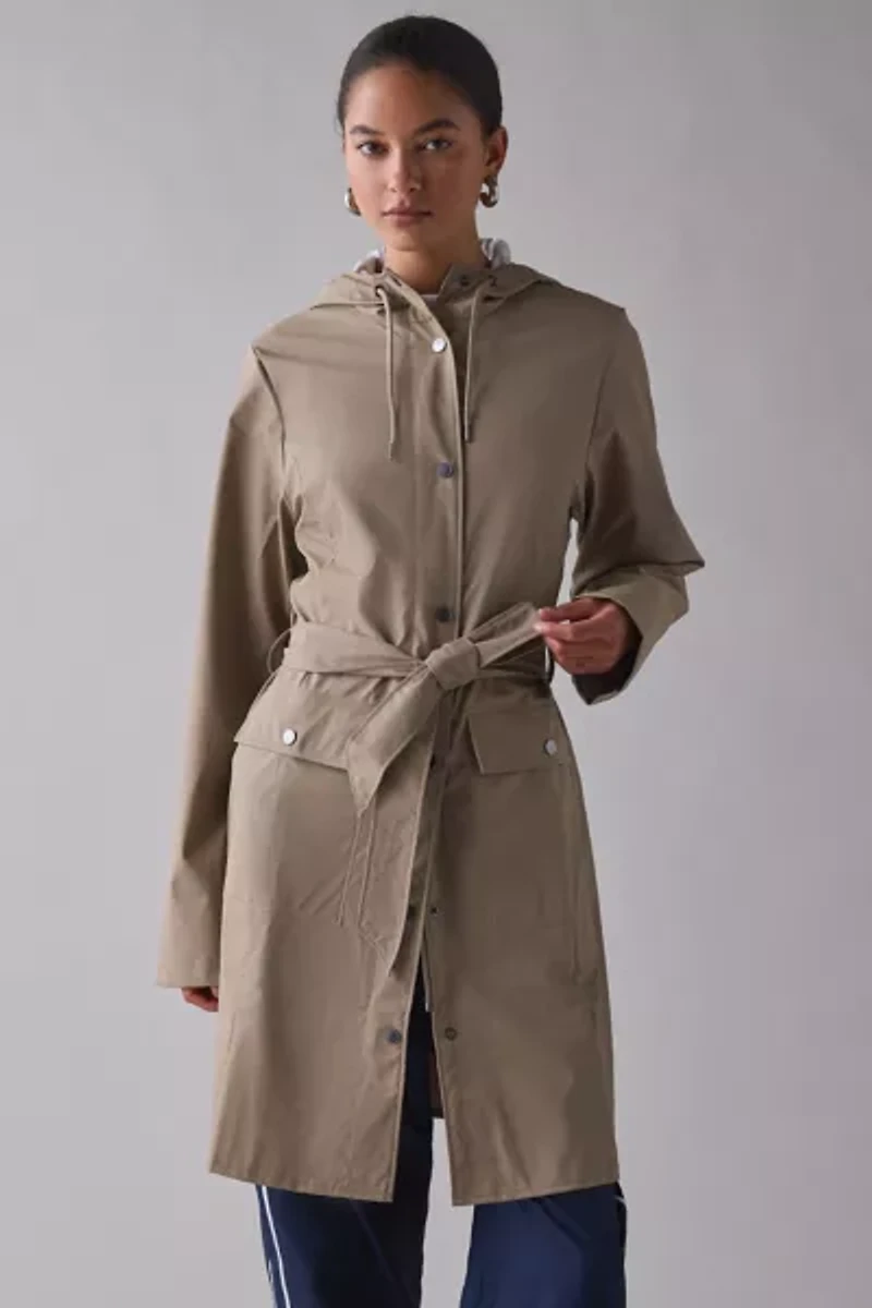 RAINS Curve Long Jacket