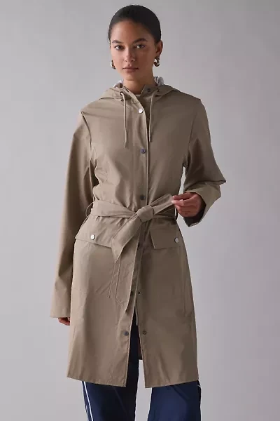 RAINS Curve Long Jacket