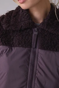 Rains Trikala Vision Shaggy Fleece Zip-Up Jacket