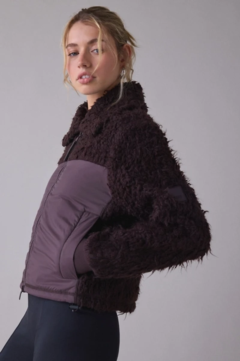 Rains Trikala Vision Shaggy Fleece Zip-Up Jacket