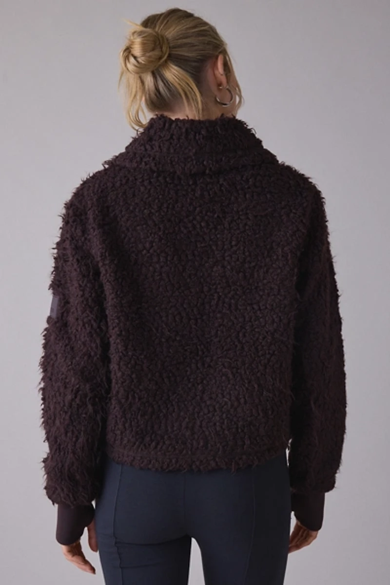 Rains Trikala Vision Shaggy Fleece Zip-Up Jacket