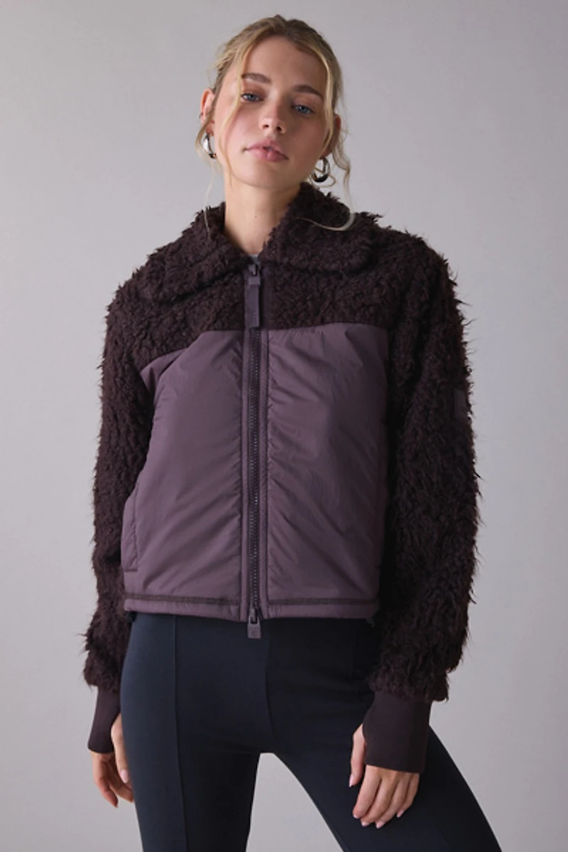 Rains Trikala Vision Shaggy Fleece Zip-Up Jacket