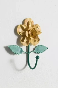 Floral Iron Wall Hook