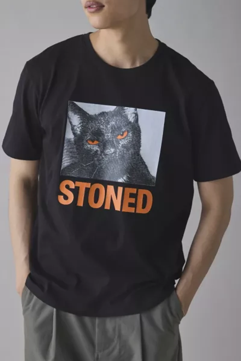 Tee Library Stones Graphic Basic Tee
