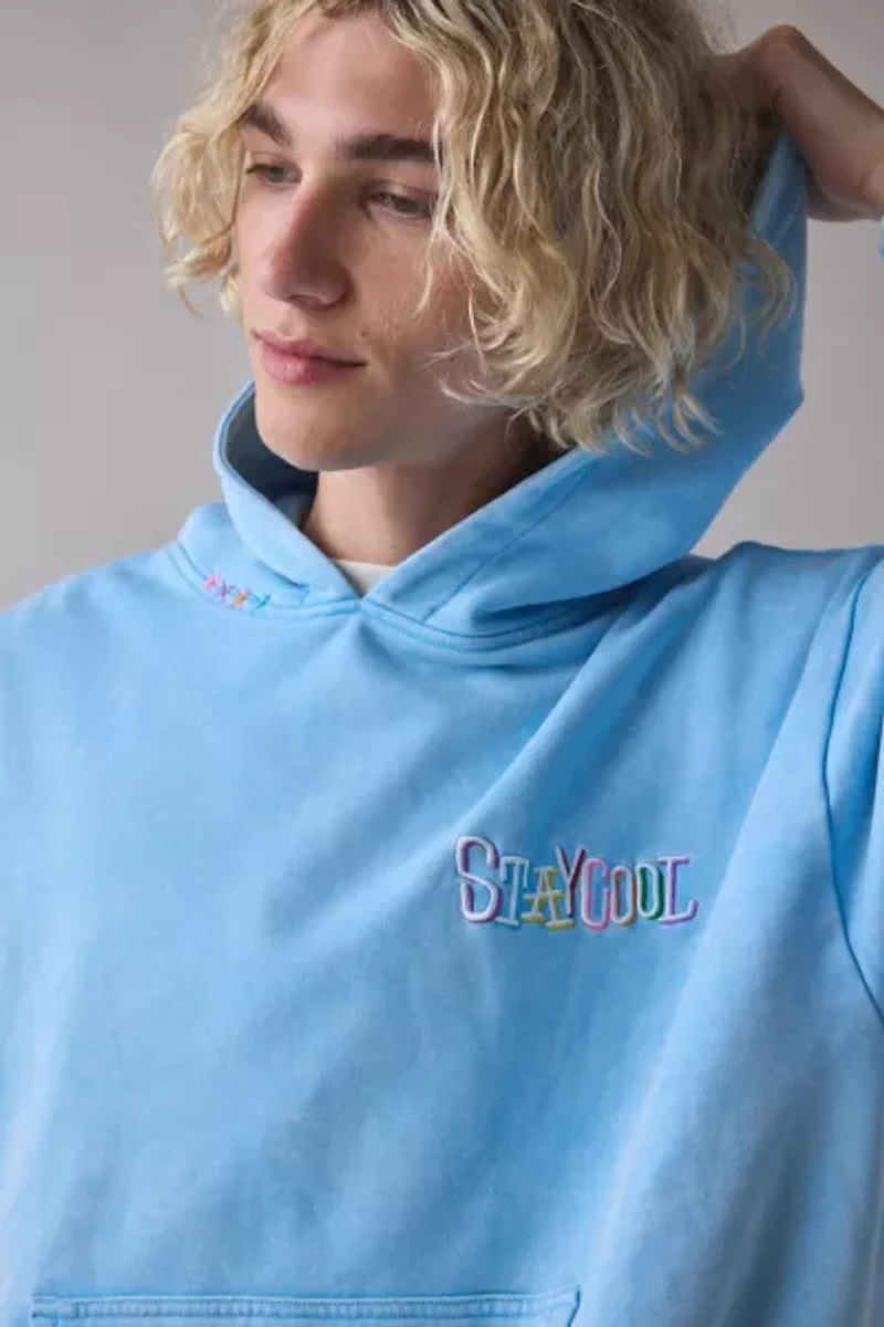 STAYCOOLNYC Acid Wash Hoodie Sweatshirt