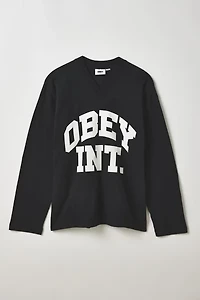 OBEY Football Jersey Long Sleeve Tee