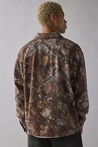 OBEY Fence Camo Woven Long Sleeve Shirt