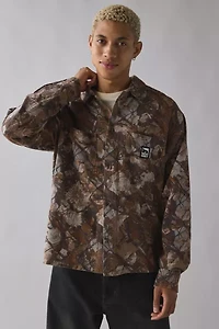 OBEY Fence Camo Woven Long Sleeve Shirt