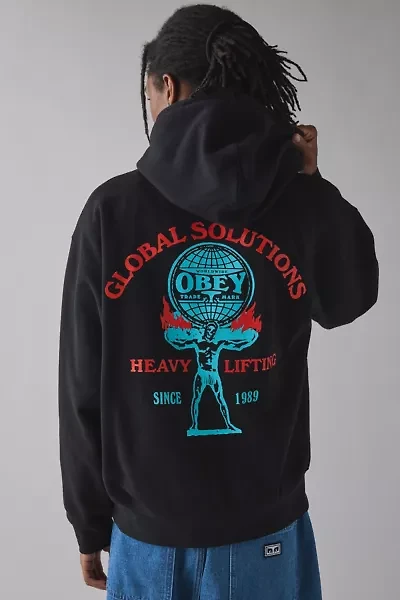 OBEY Heavy Lifting Graphic Hoodie Sweatshirt