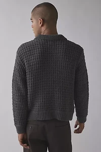 OBEY Textured Rugby Polo Shirt