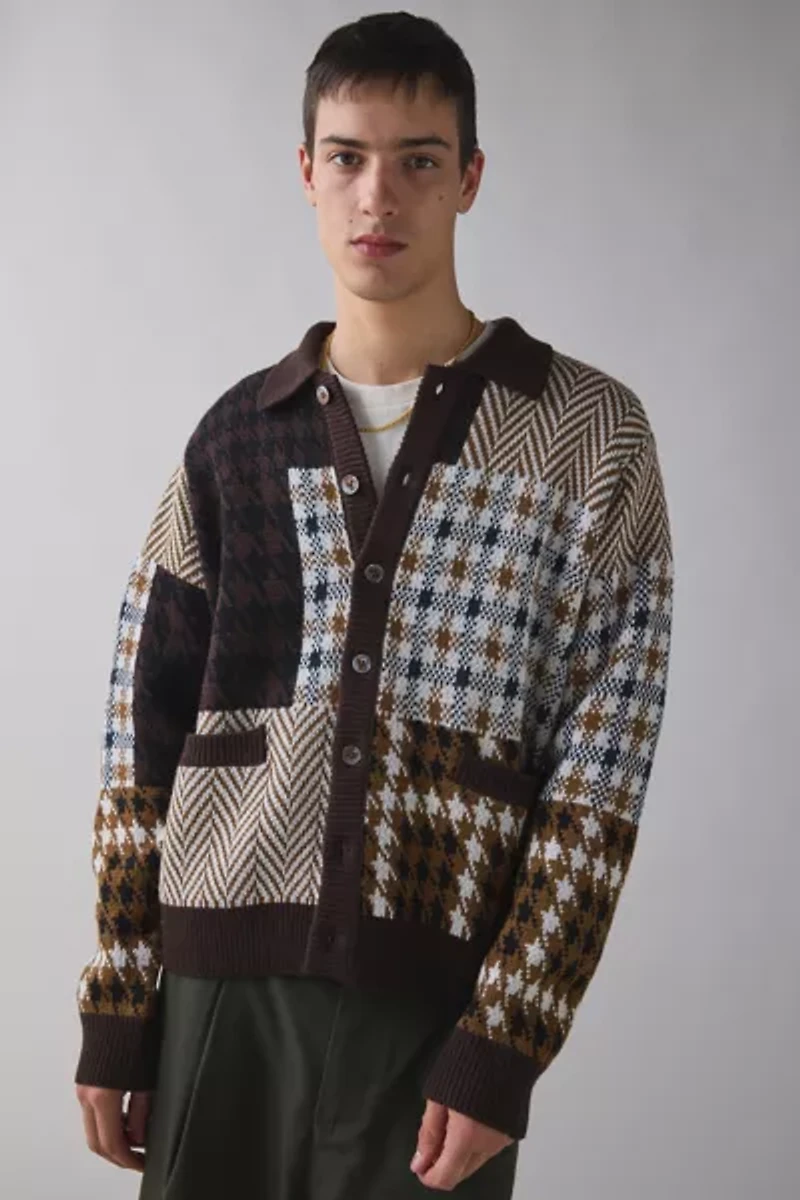 OBEY Patchwork Cardigan