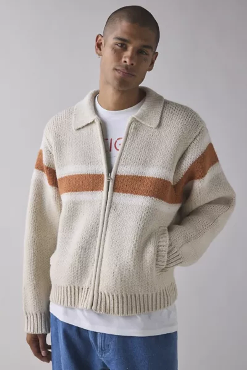 OBEY Bernard Zip-Up Sweater