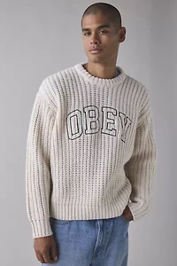 OBEY Collegiate Crew Neck Sweater