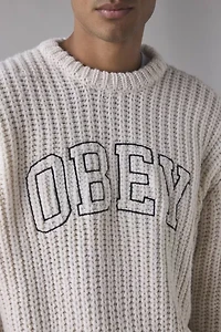 OBEY Collegiate Crew Neck Sweater