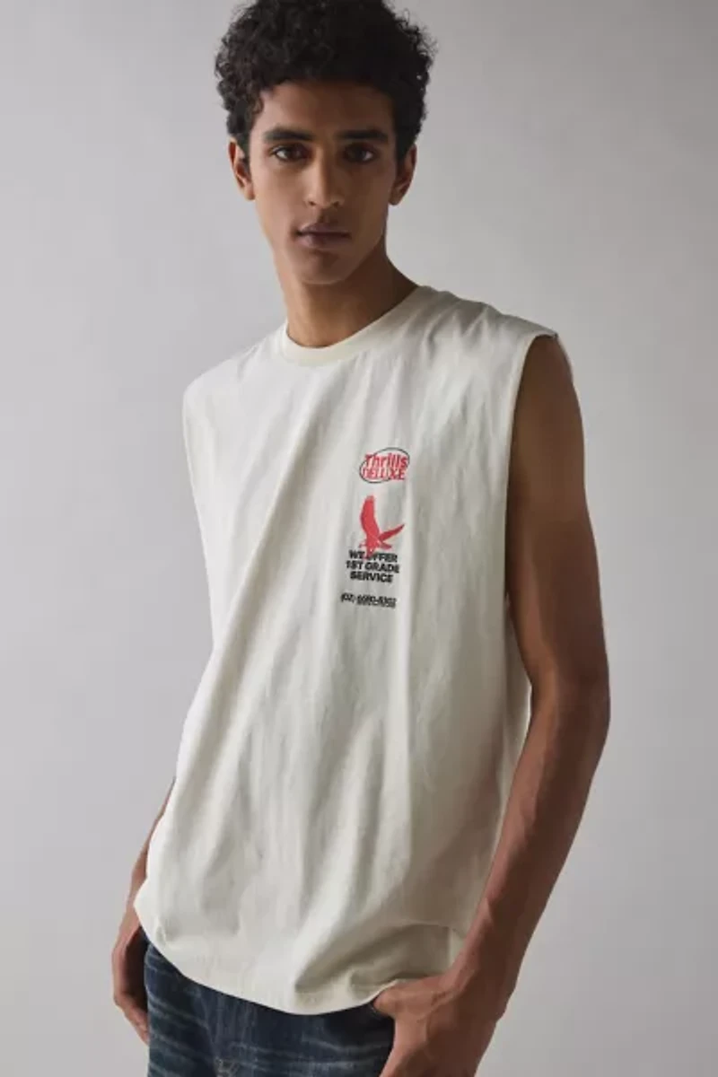 THRILLS Service Graphic Muscle Tee