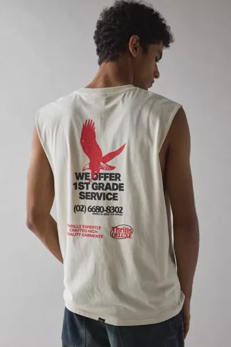 THRILLS Service Graphic Muscle Tee