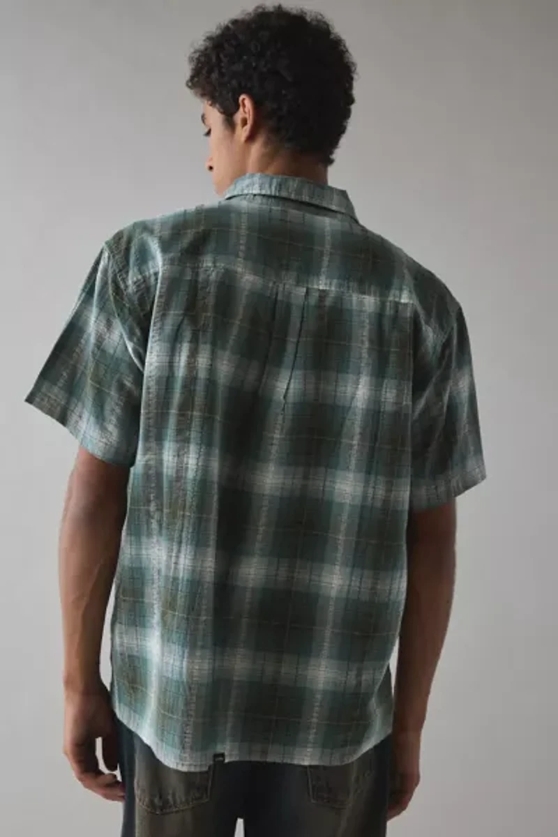 THRILLS Check Pattern Short Sleeve Shirt
