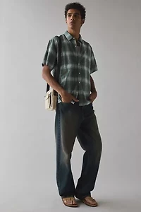 THRILLS Check Pattern Short Sleeve Shirt