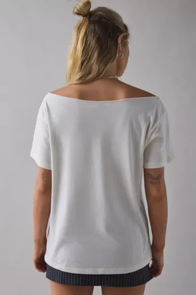 DAY Brooklyn Tigers Graphic Off-The-Shoulder Tee