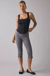 UO Scarlet Tailored Ponte Button Front Vest Top