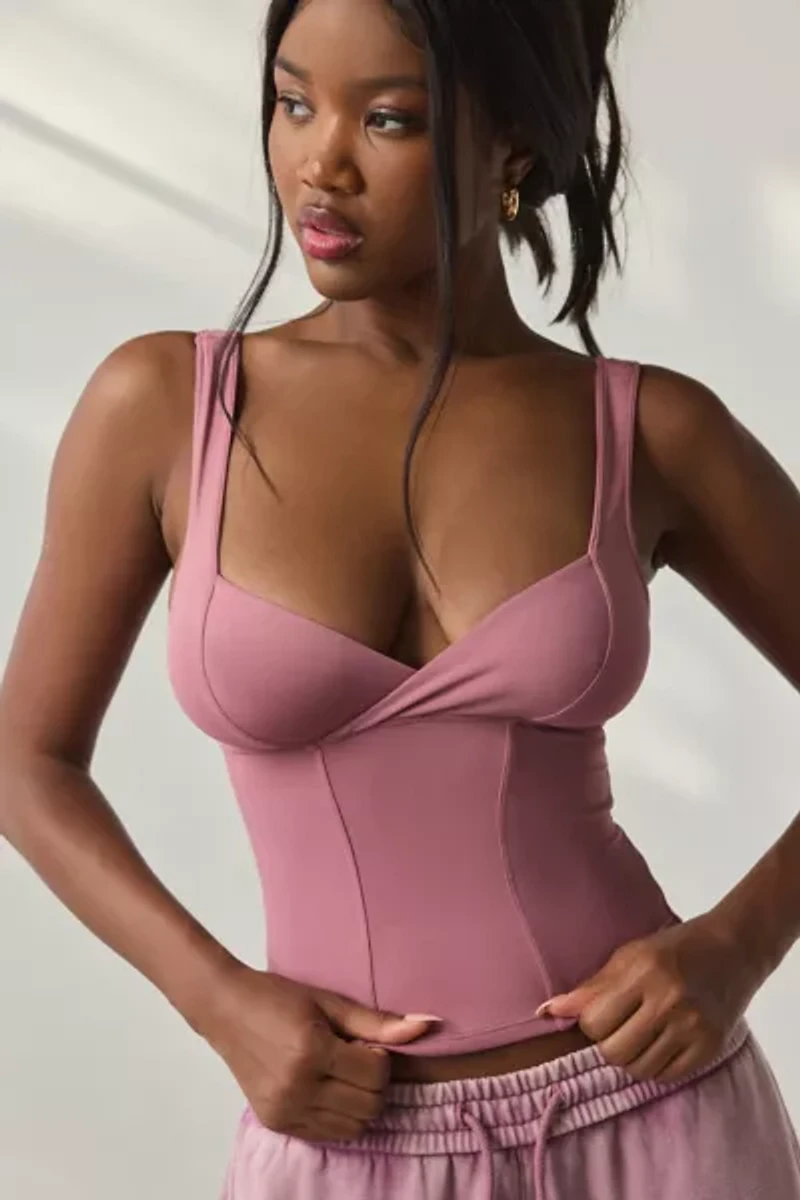 Out From Under FuseForm Seamed Plunge Tank Top