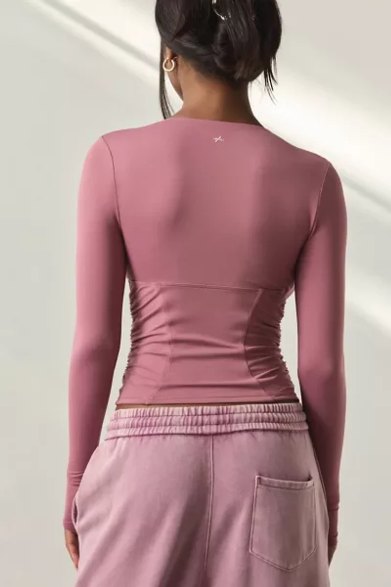 Out From Under FuseForm Seamed Plunge Long Sleeve Top