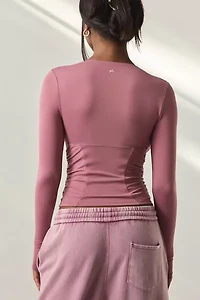 Out From Under FuseForm Seamed Plunge Long Sleeve Top