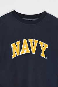 Vintage Y2k Navy College Sweatshirt