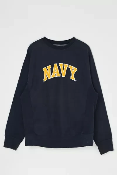 Vintage Y2k Navy College Sweatshirt