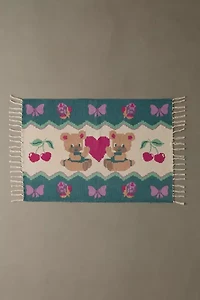 Teddy Bear Screen Printed Rug