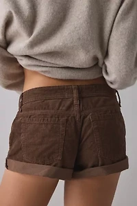 BDG Jenni Corduroy Low-Rise Micro Short