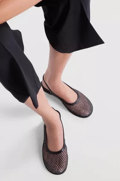 Intentionally Blank Anna Mesh Slingback Ballet Flat