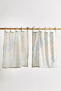 Melody Patchwork Patterned Café Curtain Set