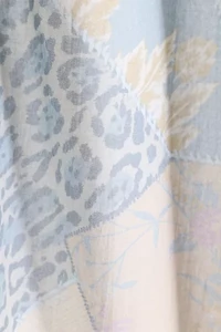 Melody Patchwork Patterned Café Curtain Set