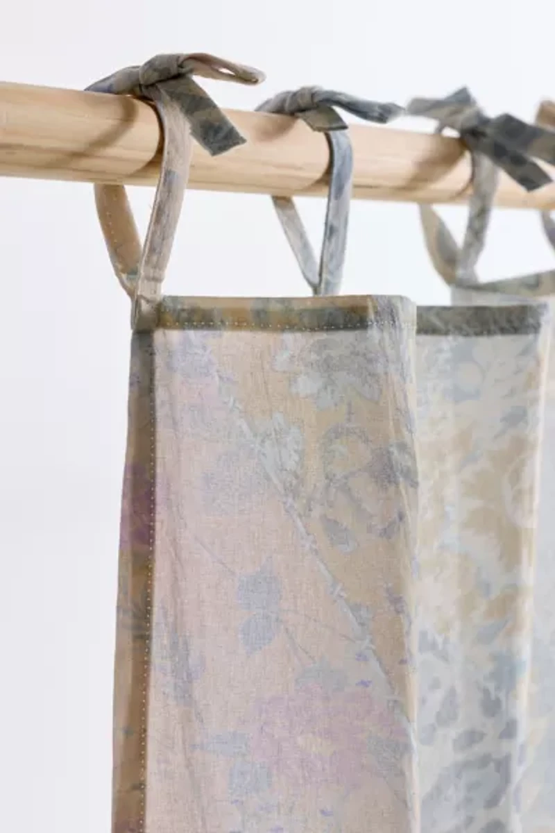 Melody Patchwork Patterned Café Curtain Set