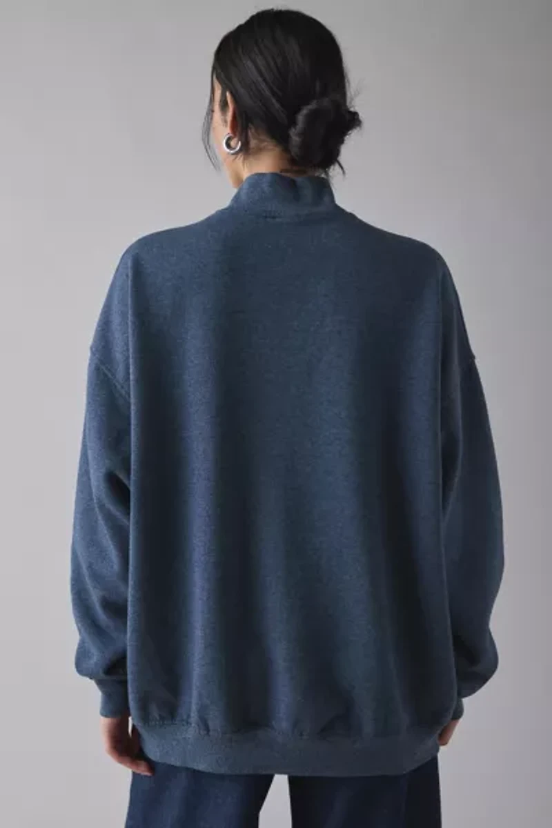 USA Graphic Oversized 1/4 Zip Fleece Pullover