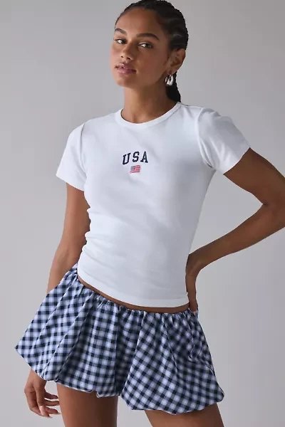 USA Applique Graphic Cotton Baby Tee