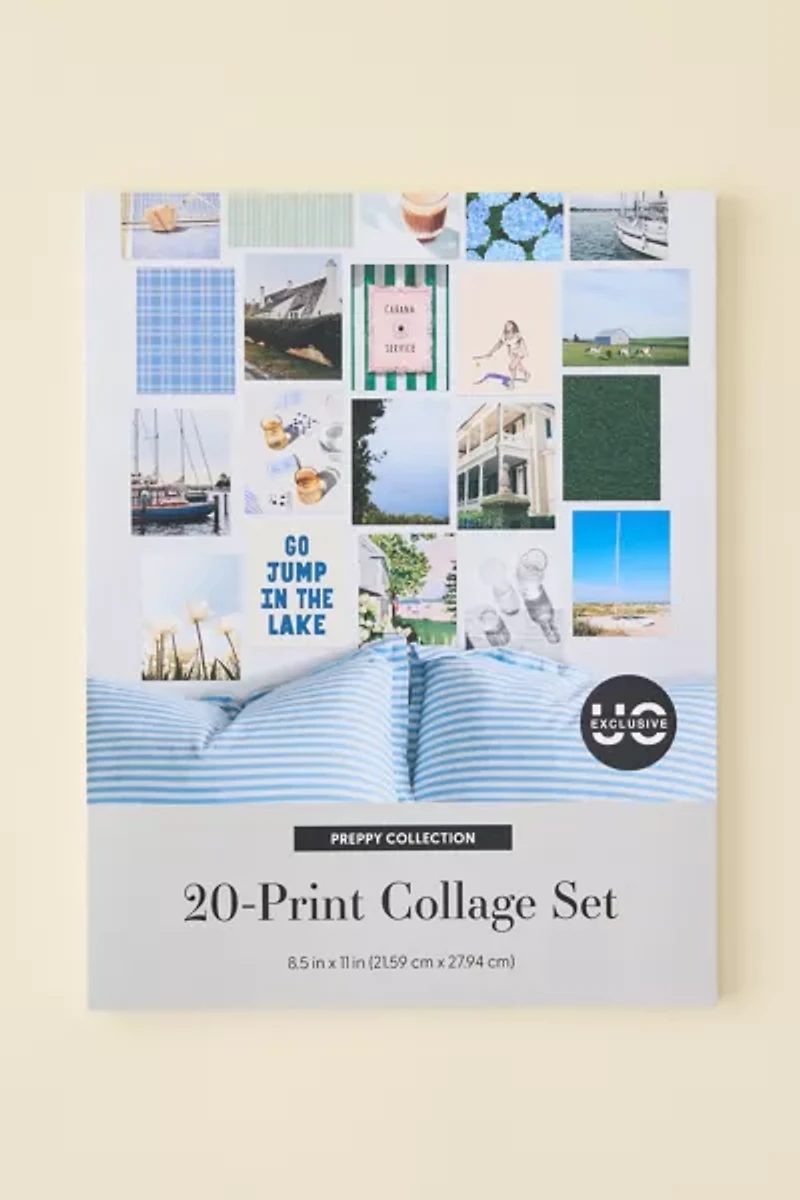 Preppy Collage Art Print Collage Kit