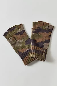 Polo Ralph Lauren Camo Wool Blend Fingerless Glove
