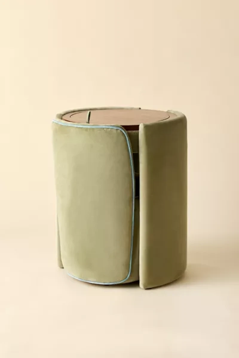 Jane Upholstered Vanity & Stool Set