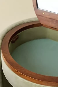 Jane Upholstered Vanity & Stool Set