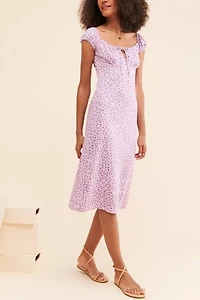 Motel Lona Floral Midi Dress