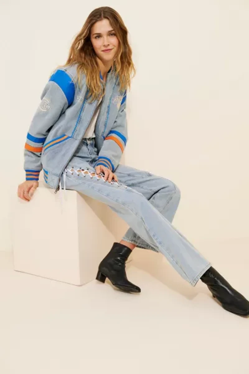 Lioness Dollhouse Lace Up Jeans