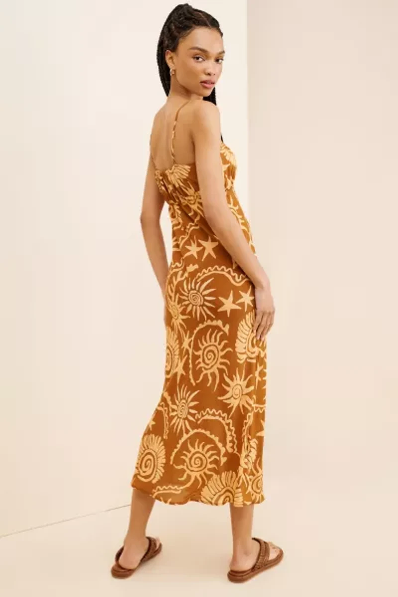 MinkPink Astrid Slip Midi Dress