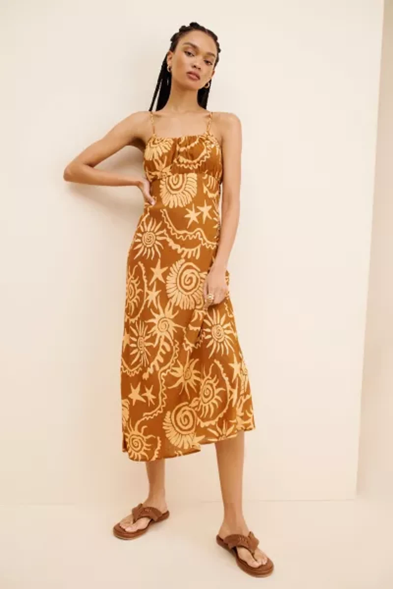 MinkPink Astrid Slip Midi Dress